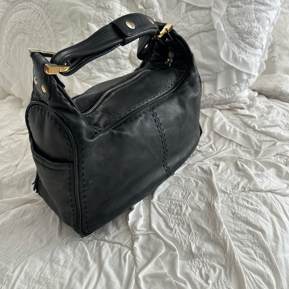 Tod's Black Leather Shoulder Bag